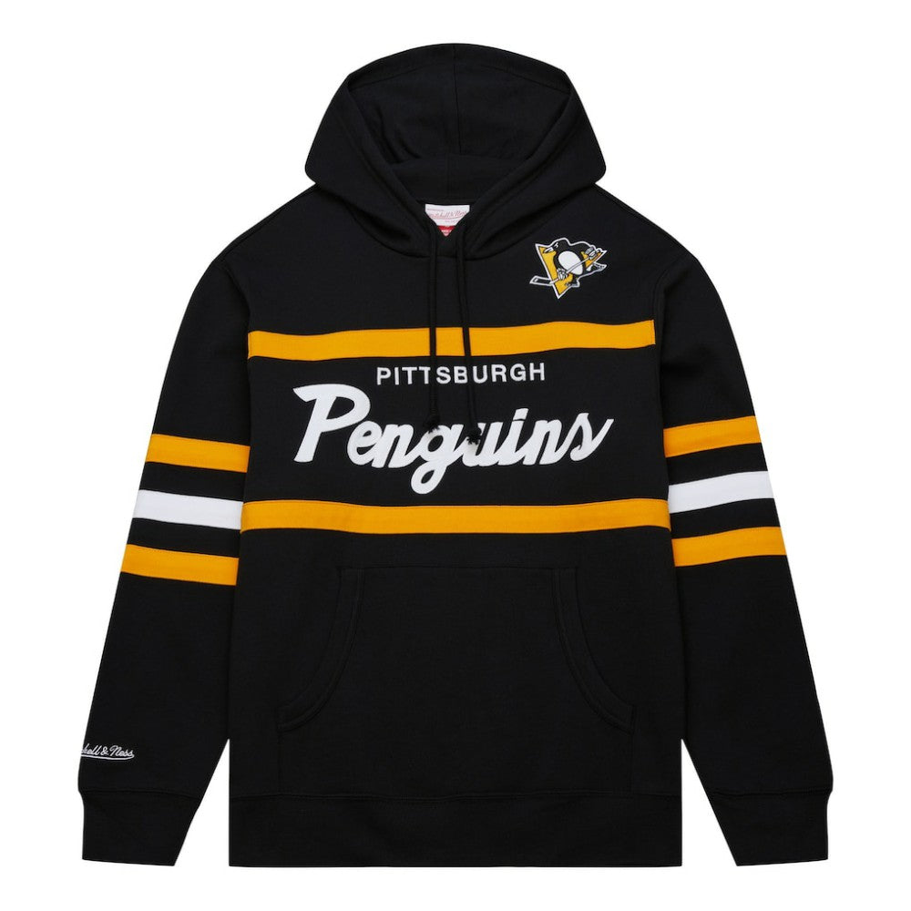 Pittsburgh Penguins Mitchell & Ness Head Coach Pullover Hoodie