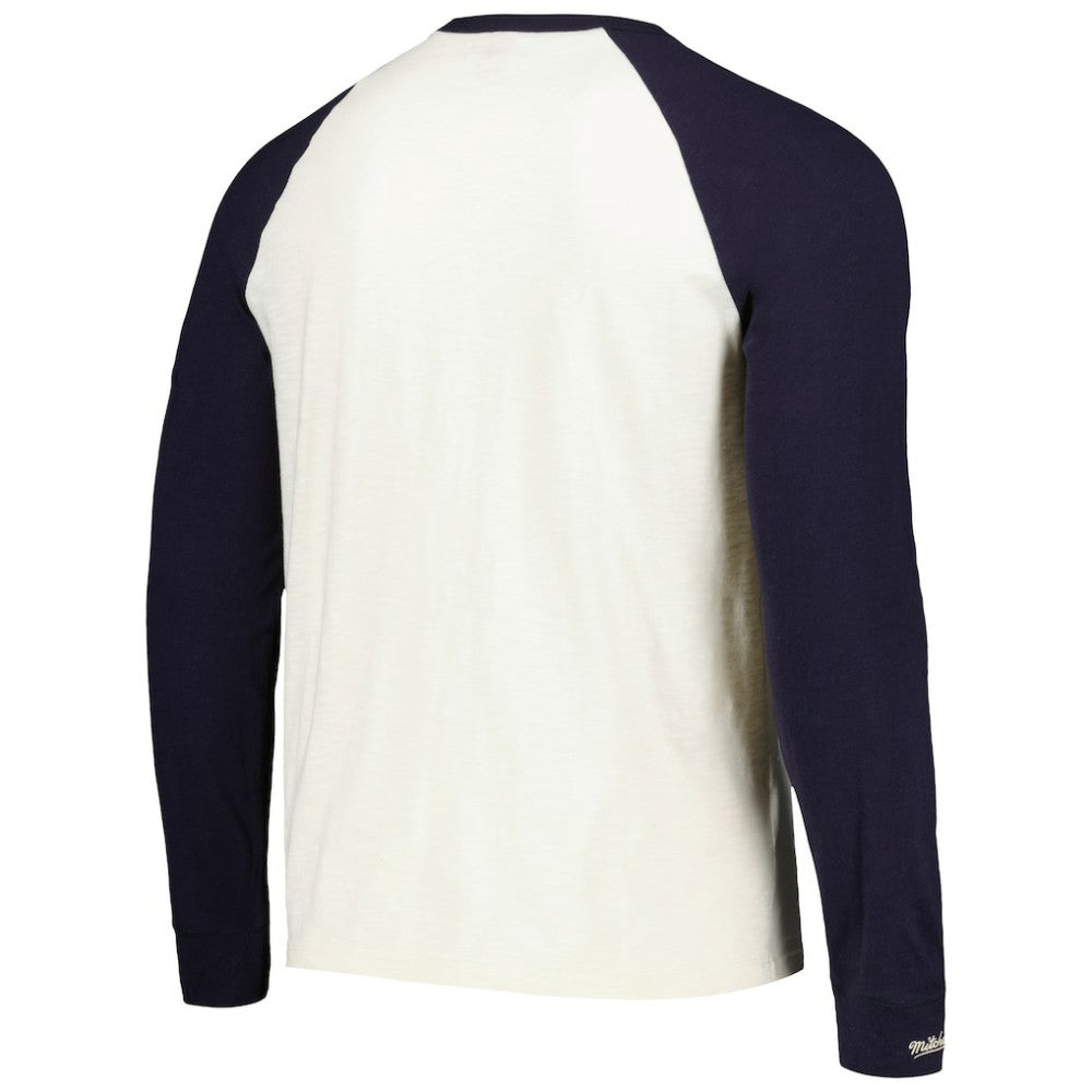 Seattle Kraken Mitchell & Ness Legendary Slub Vintage Raglan Long Sleeve T-Shirt