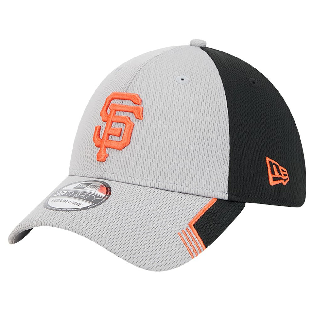 San Francisco Giants Visor Trim 39THIRTY Flex Hat - Gray/Black | New Era