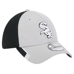 Chicago White Sox Visor Trim 39THIRTY Flex Hat - Gray/Black | New Era