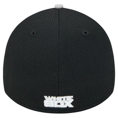 Chicago White Sox Visor Trim 39THIRTY Flex Hat - Gray/Black | New Era