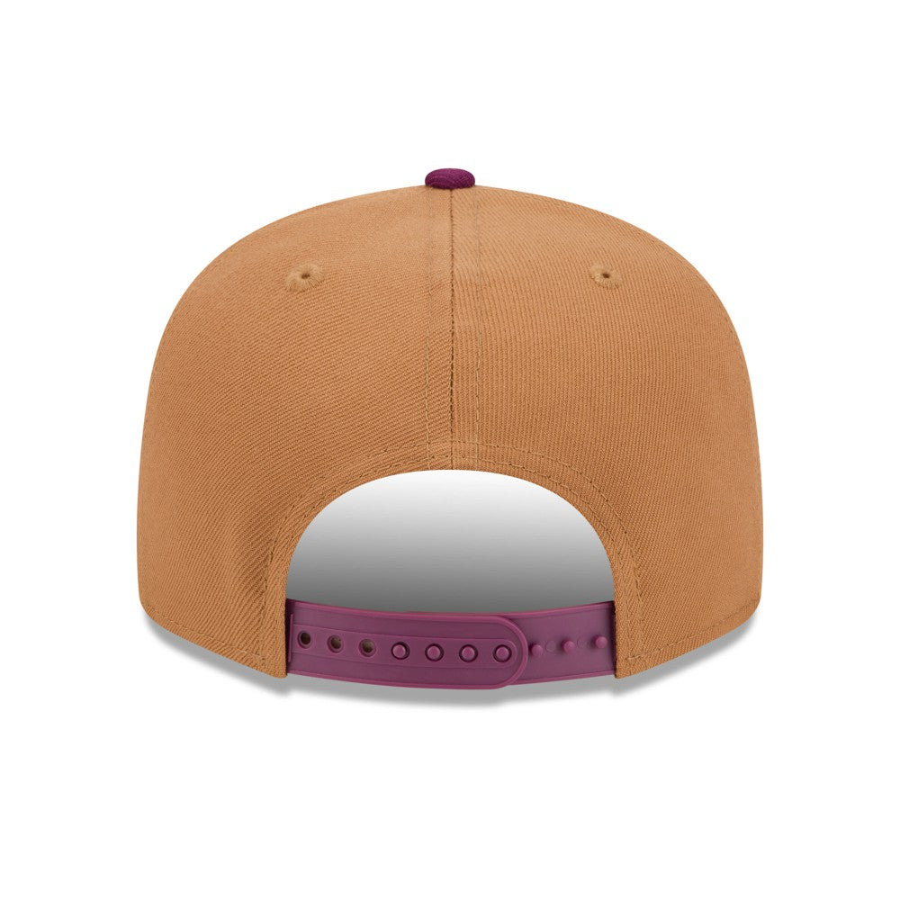 Los Angeles Angels Color Pack Two-Tone 9FIFTY Snapback Hat - Brown/Purple | New Era