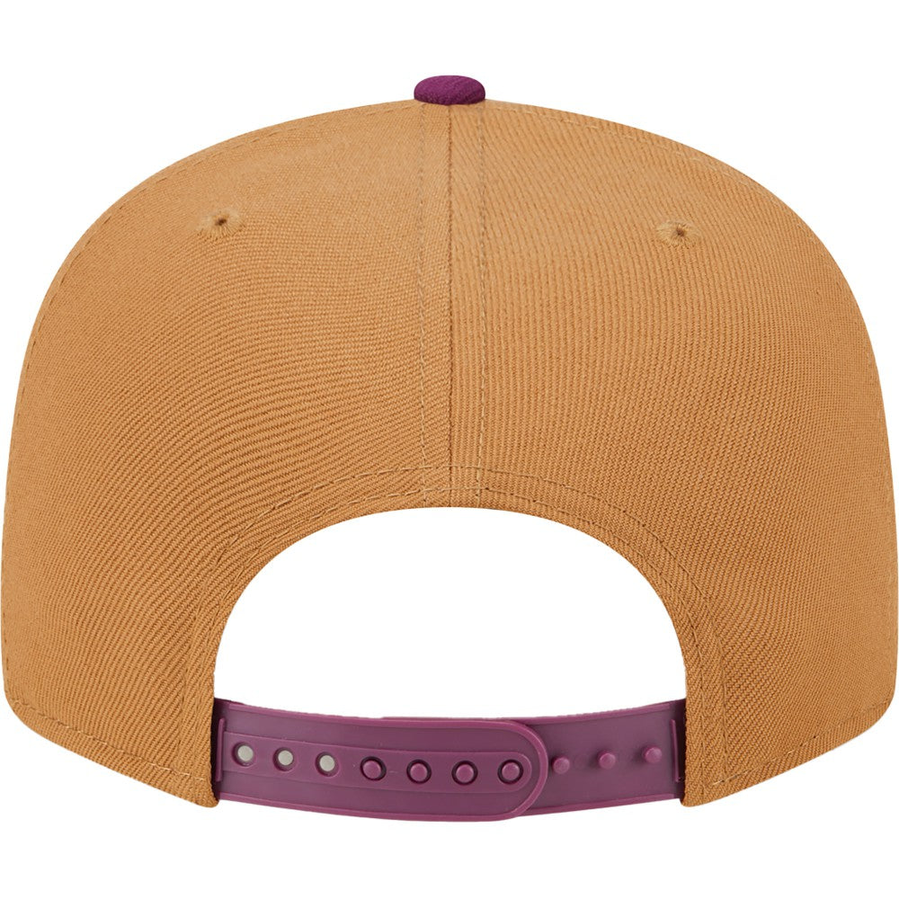 Los Angeles Dodgers Color Pack Two-Tone 9FIFTY Snapback Hat - Brown/Purple | New Era