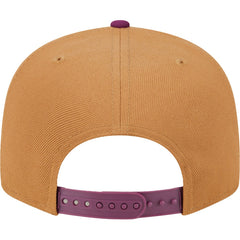 Los Angeles Dodgers Color Pack Two-Tone 9FIFTY Snapback Hat - Brown/Purple | New Era