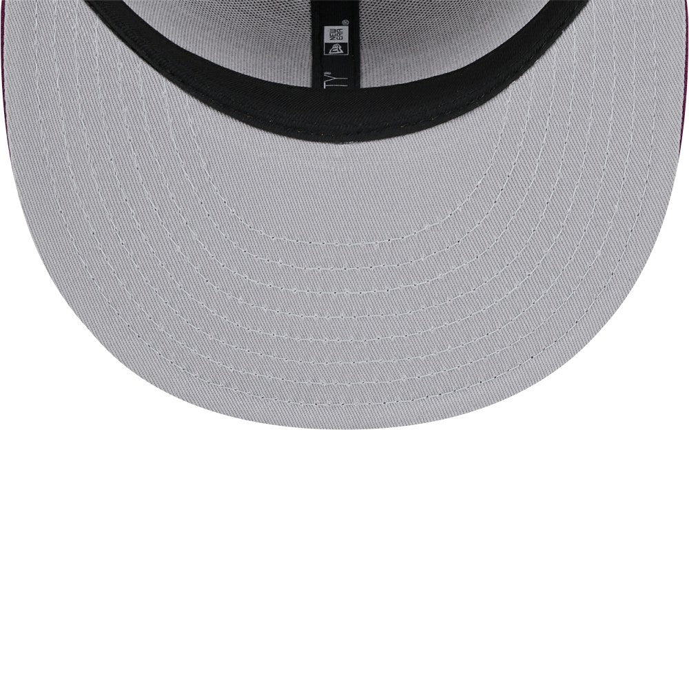 Athletics Color Pack Two-Tone 9FIFTY Snapback Hat - Brown/Purple | New Era