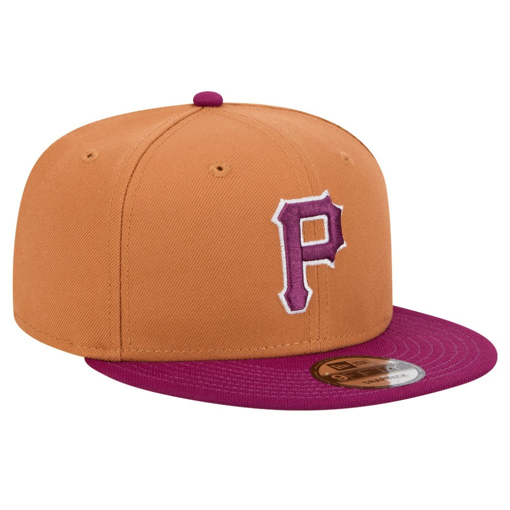 Pittsburgh Pirates Color Pack Two-Tone 9FIFTY Snapback Hat - Brown/Purple | New Era