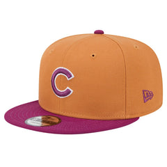 Chicago Cubs Color Pack Two-Tone 9FIFTY Snapback Hat - Brown/Purple | New Era