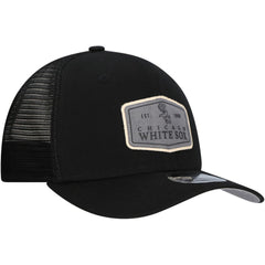 Chicago White Sox Labeled 9SEVENTY Stretch-Snap Adjustable Hat - Black | New Era
