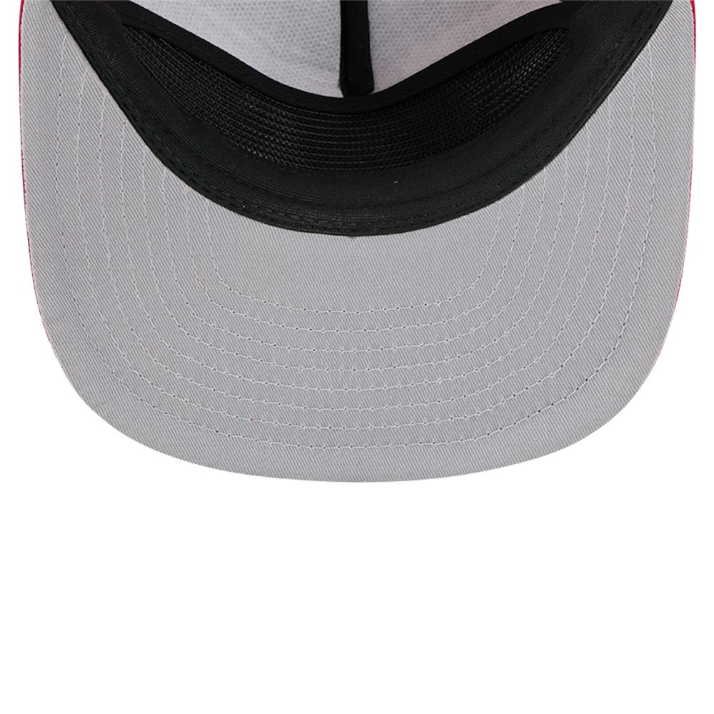 Los Angeles Angels Tone Foam Meshback Golfer Snapback Hat - Red | New Era