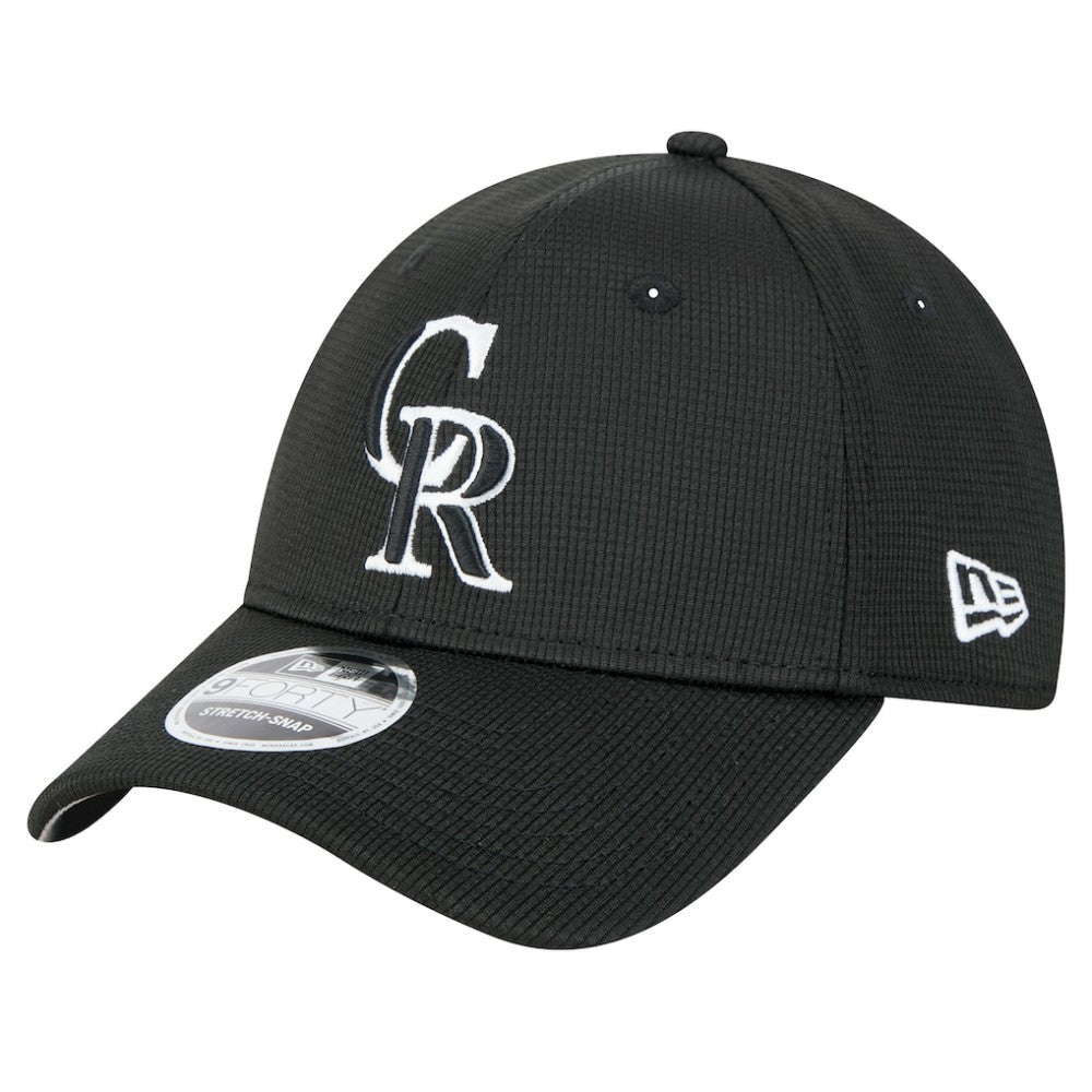 Colorado Rockies Pivot 9FORTY Adjustable Hat - Black | New Era