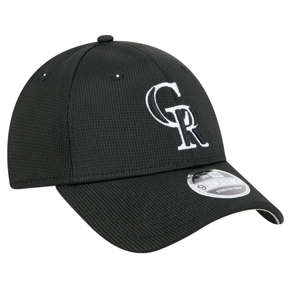 Colorado Rockies Pivot 9FORTY Adjustable Hat - Black | New Era