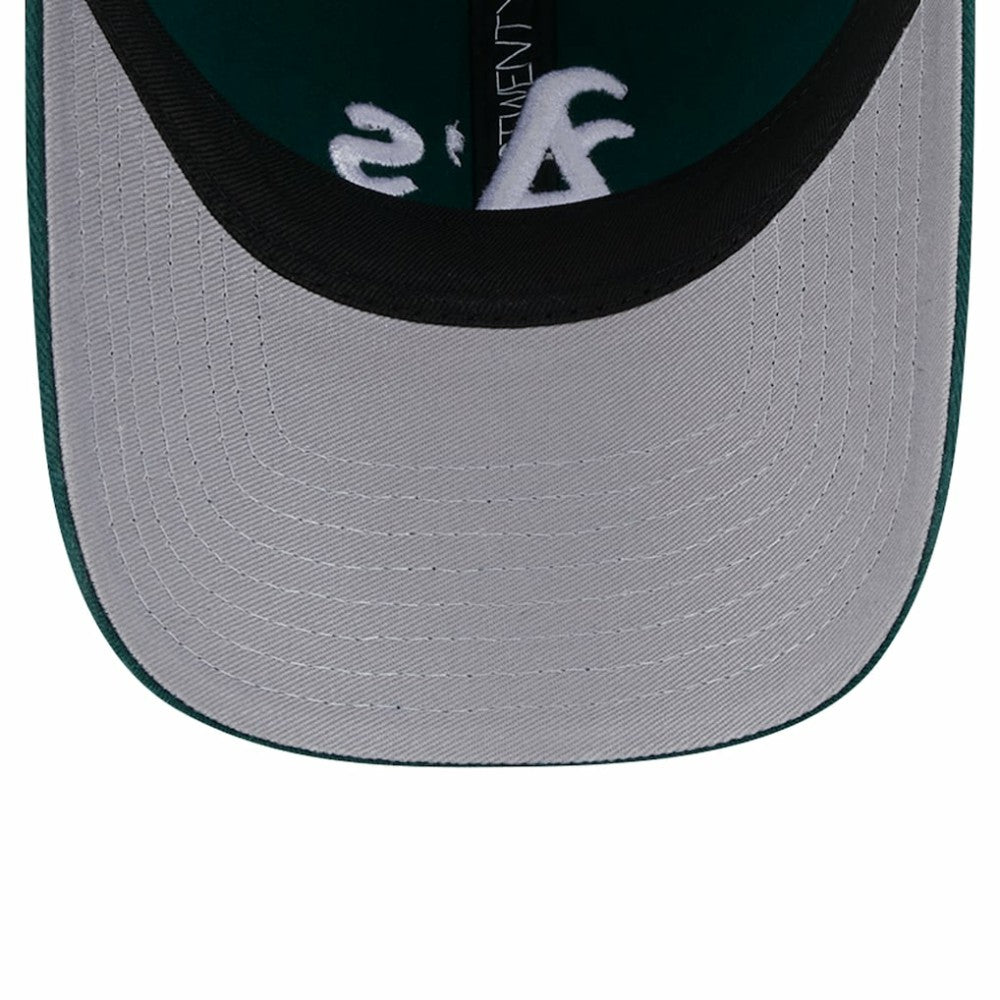 Athletics Team Slick Trucker 9TWENTY Adjustable Hat - Green | New Era
