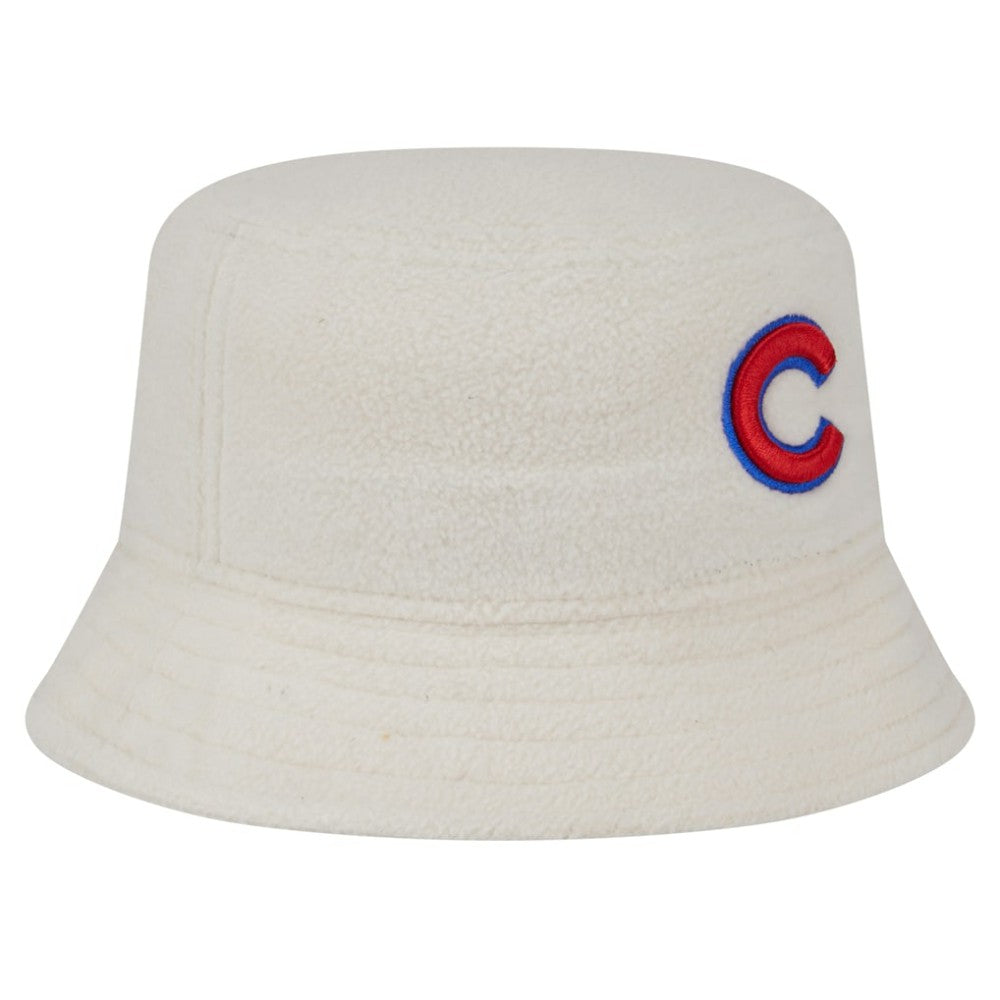 Chicago Cubs Women's Chrome Cozy Bucket Hat - White | New Era