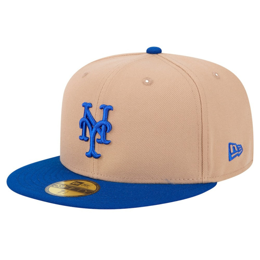 New York Mets 59FIFTY Fitted Hat - Khaki | New Era