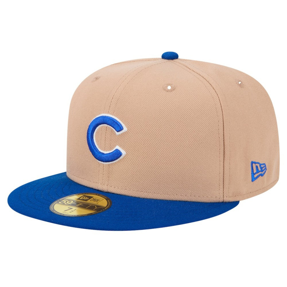 Chicago Cubs 59FIFTY Fitted Hat - Khaki | New Era