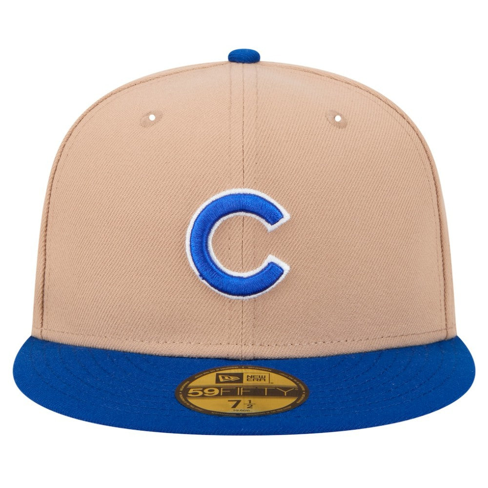 Chicago Cubs 59FIFTY Fitted Hat - Khaki | New Era
