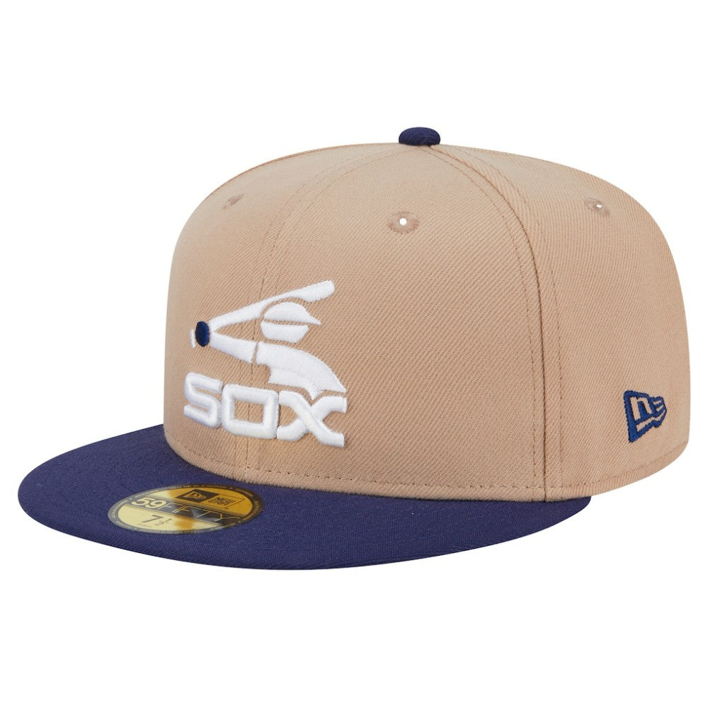 Chicago White Sox 59FIFTY Fitted Hat - Khaki | New Era