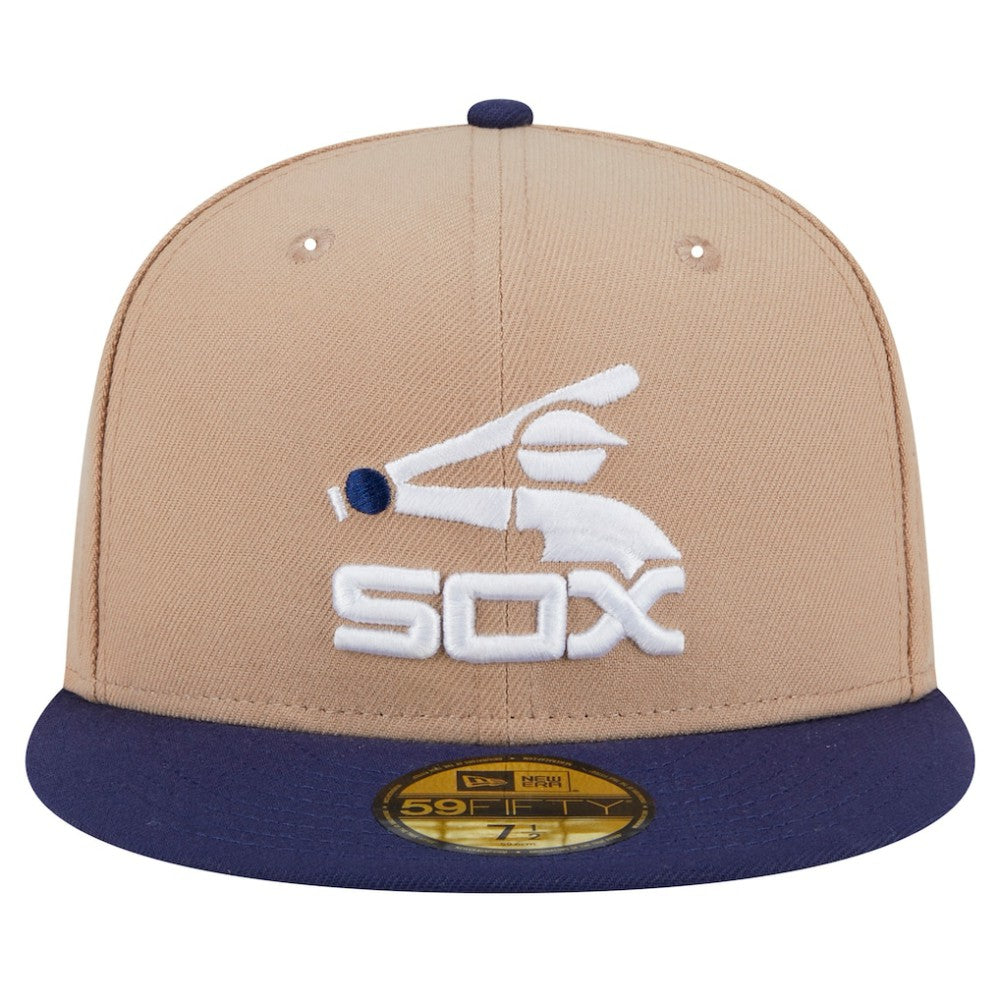 Chicago White Sox 59FIFTY Fitted Hat - Khaki | New Era