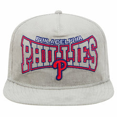 Philadelphia Phillies Gray Corduroy Golfer Snapback Hat | New Era