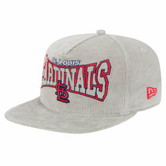 St. Louis Cardinals Gray Corduroy Golfer Snapback Hat | New Era