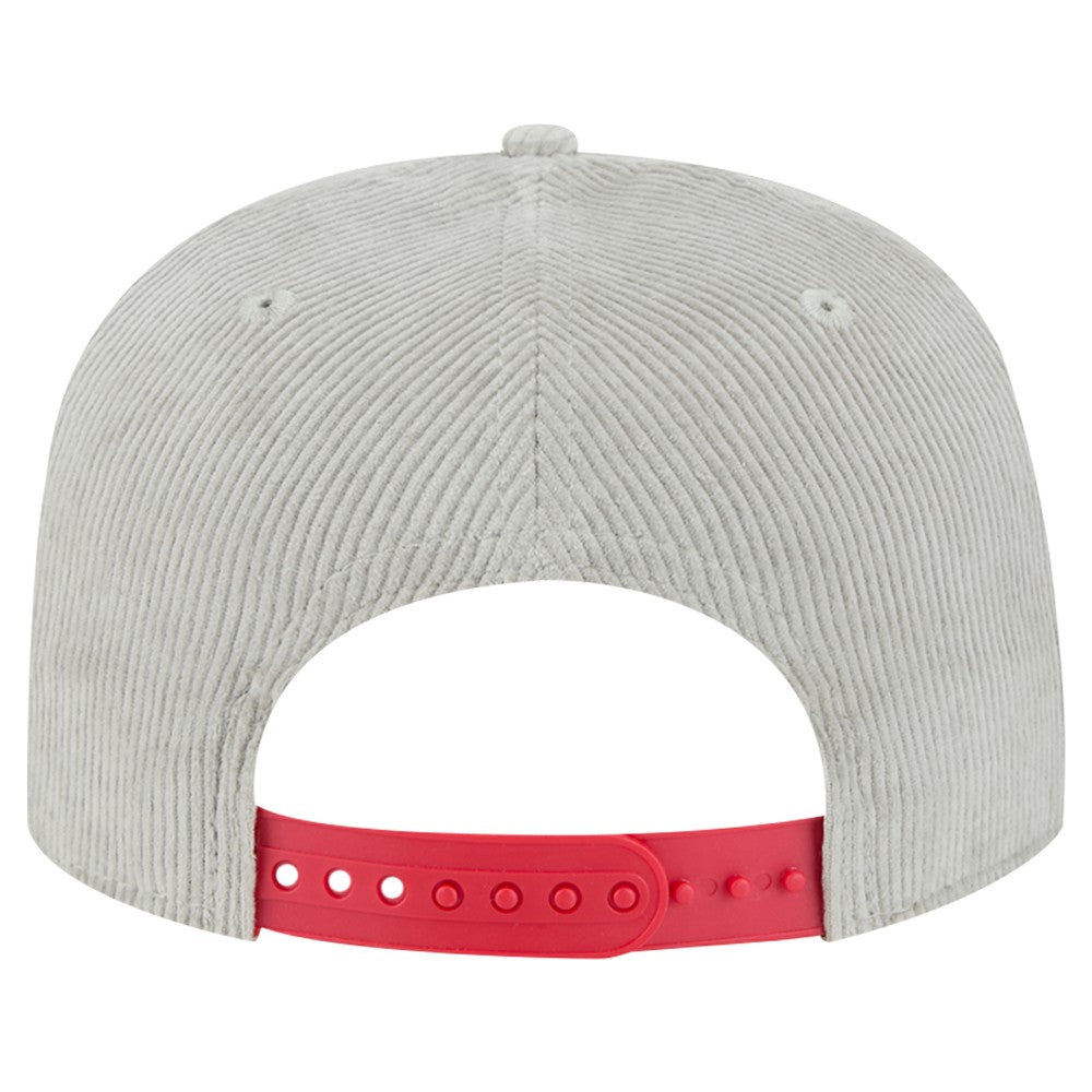 Los Angeles Angels Gray Corduroy Golfer Snapback Hat | New Era