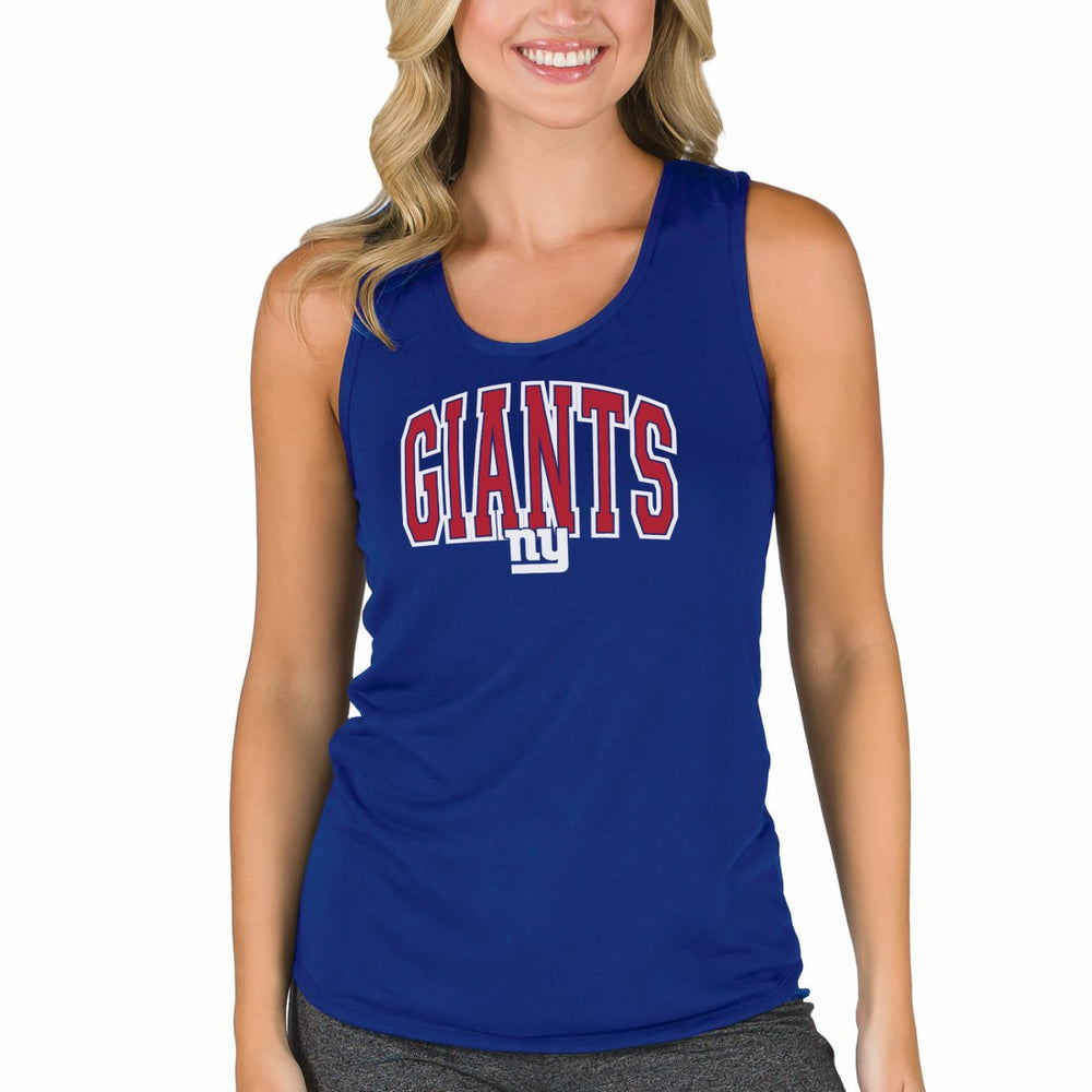 NFL New York Giants Concepts Sport Women's Marathon Racer Back Tank Top