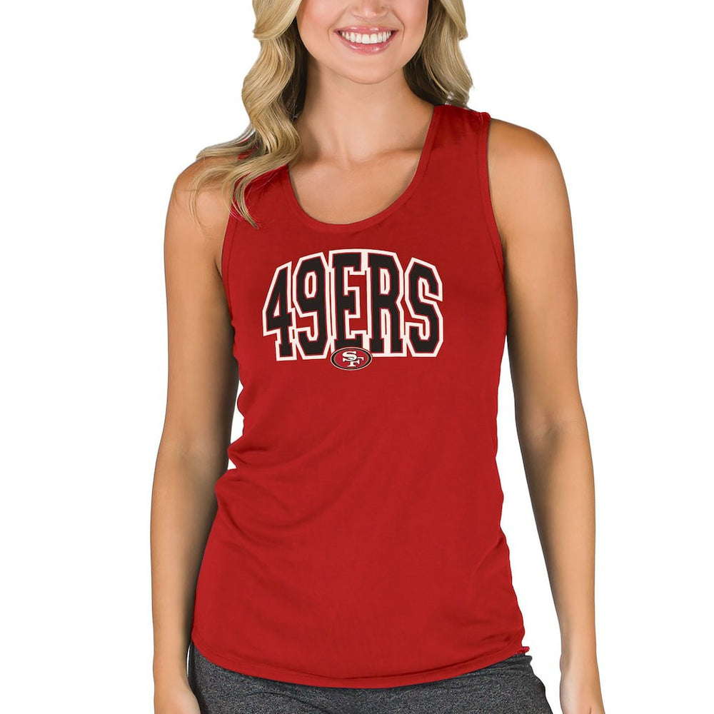 NFL San Francisco 49ers Concepts Sport Women's Marathon Racer Back Tank Top