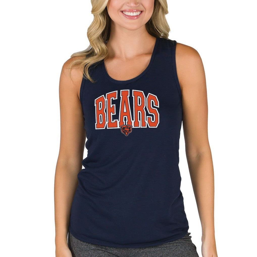 NFL Chicago Bears Concepts Sport Women's Marathon Racer Back Tank Top