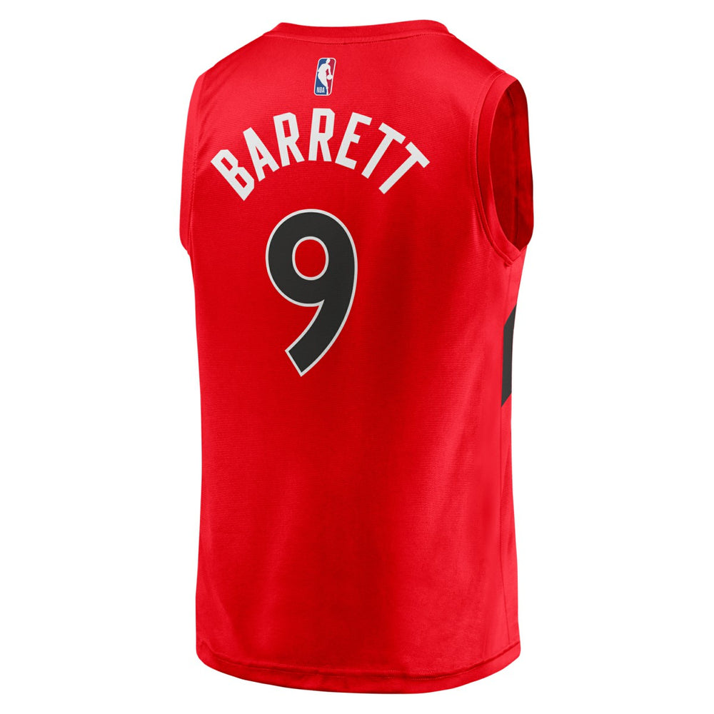 RJ Barrett Toronto Raptors Youth Fast Break Player Jersey - Icon Edition - Red | Fanatics for sale