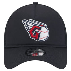 Cleveland Guardians 9FORTY A-Frame Trucker Adjustable Hat - Navy | New Era