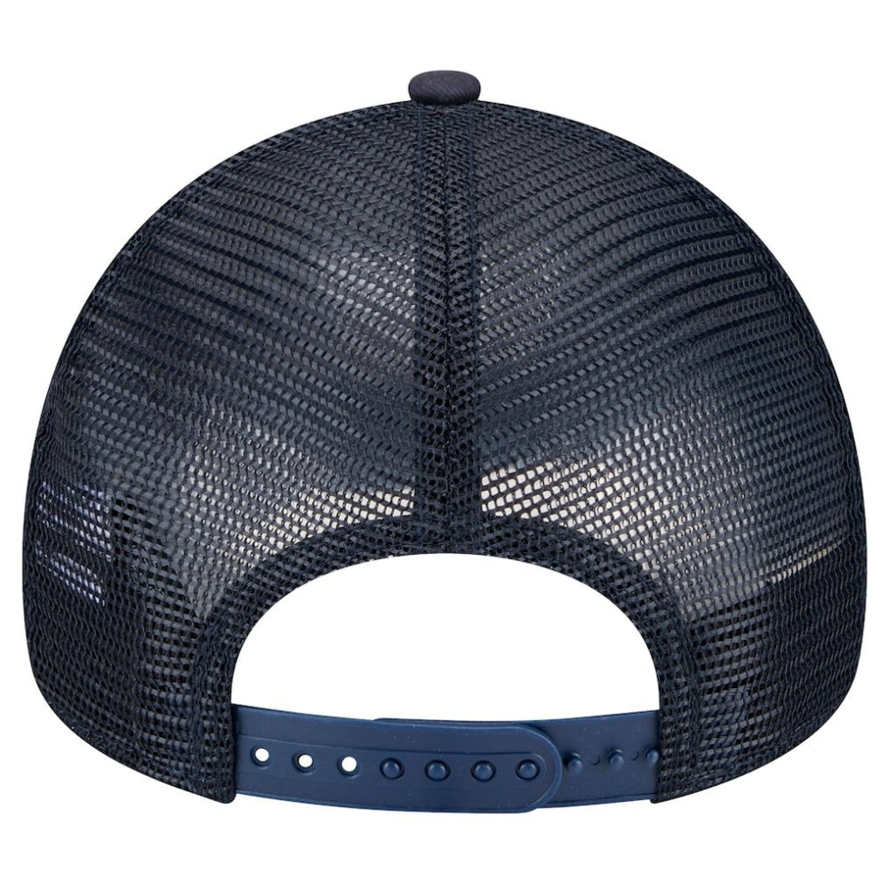 Atlanta Braves 9FORTY A-Frame Trucker Adjustable Hat - Navy | New Era