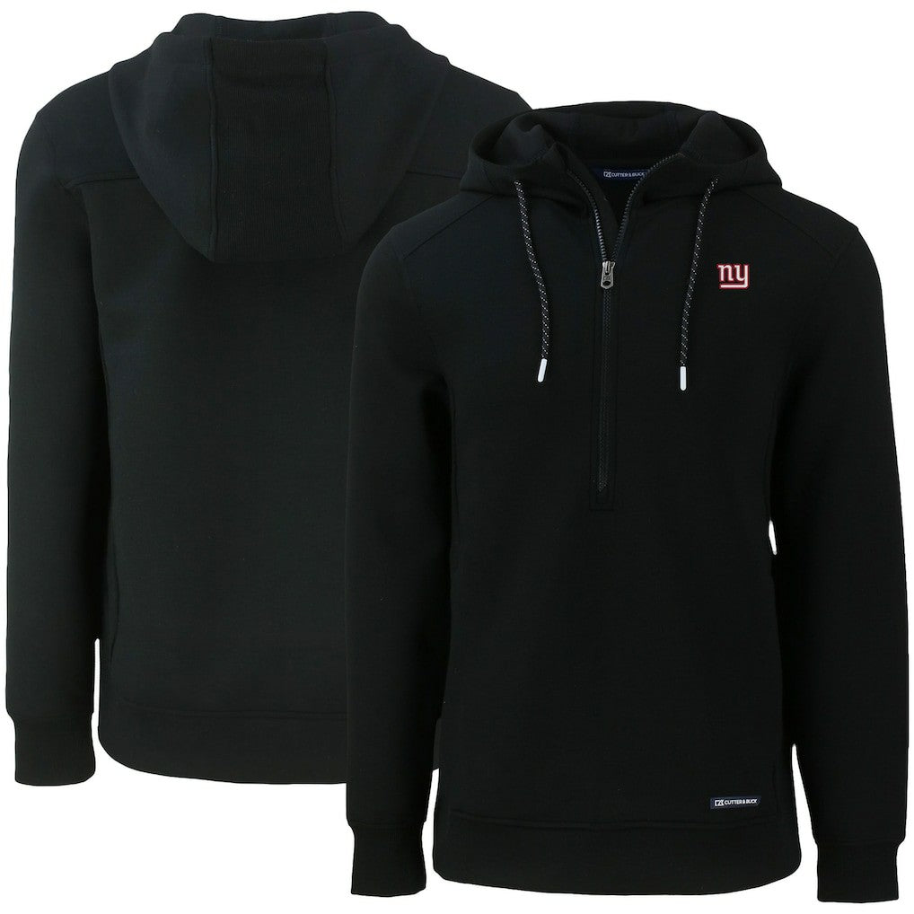 NFL New York Giants Cutter & Buck Primary Mark Roam Eco Recycled Half-Zip Pullover Hoodie