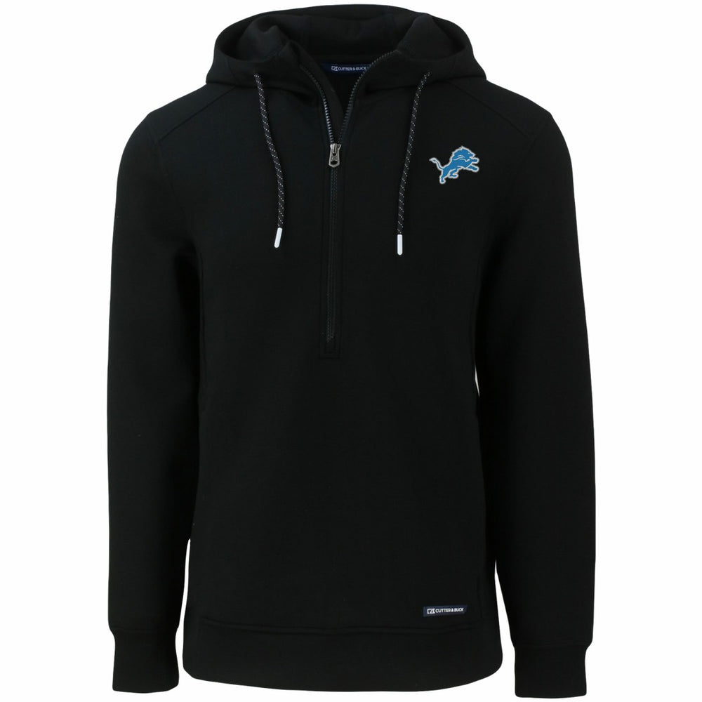 NFL Detroit Lions Cutter & Buck Primary Mark Roam Eco Recycled Half-Zip Pullover Hoodie