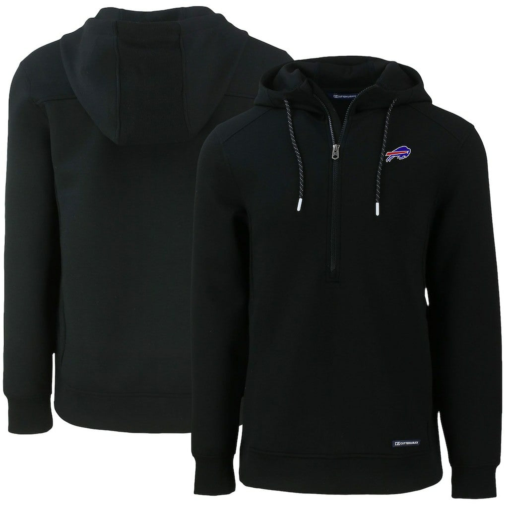 NFL Buffalo Bills Cutter & Buck Primary Mark Roam Eco Recycled Half-Zip Pullover Hoodie