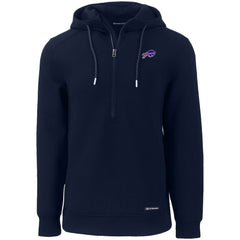 NFL Buffalo Bills Cutter & Buck Primary Mark Roam Eco Recycled Half-Zip Pullover Hoodie