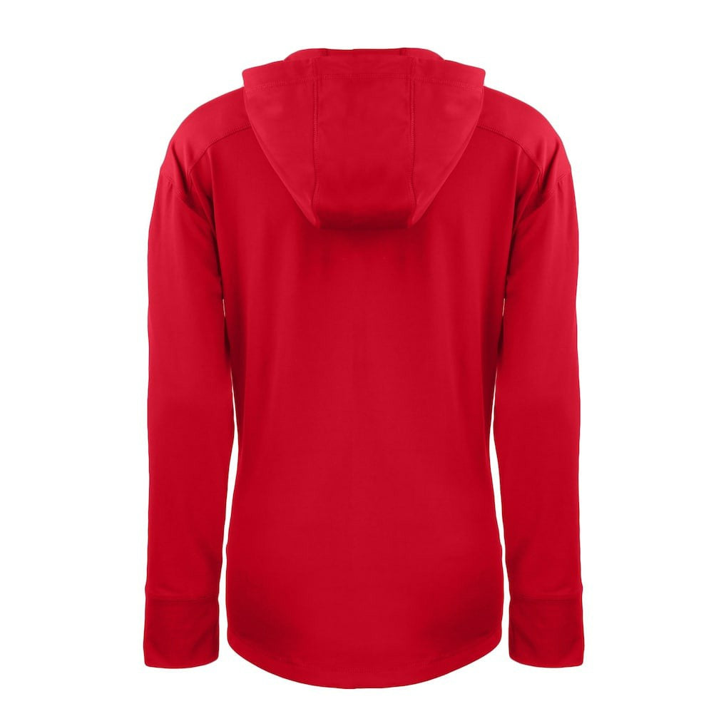 NFL Kansas City Chiefs Cutter & Buck Women's Primary Mark Daybreak Eco Recycled Half-Zip Hoodie