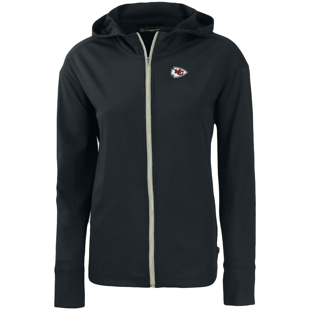 NFL Kansas City Chiefs Cutter & Buck Women's Primary Mark Daybreak Eco Recycled Full-Zip Hoodie