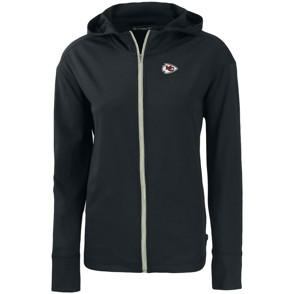 NFL Kansas City Chiefs Cutter & Buck Women's Primary Mark Daybreak Eco Recycled Full-Zip Hoodie