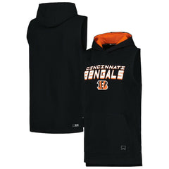 NFL Cincinnati Bengals MSX by Michael Strahan Captain Sleeveless Hoodie T-Shirt