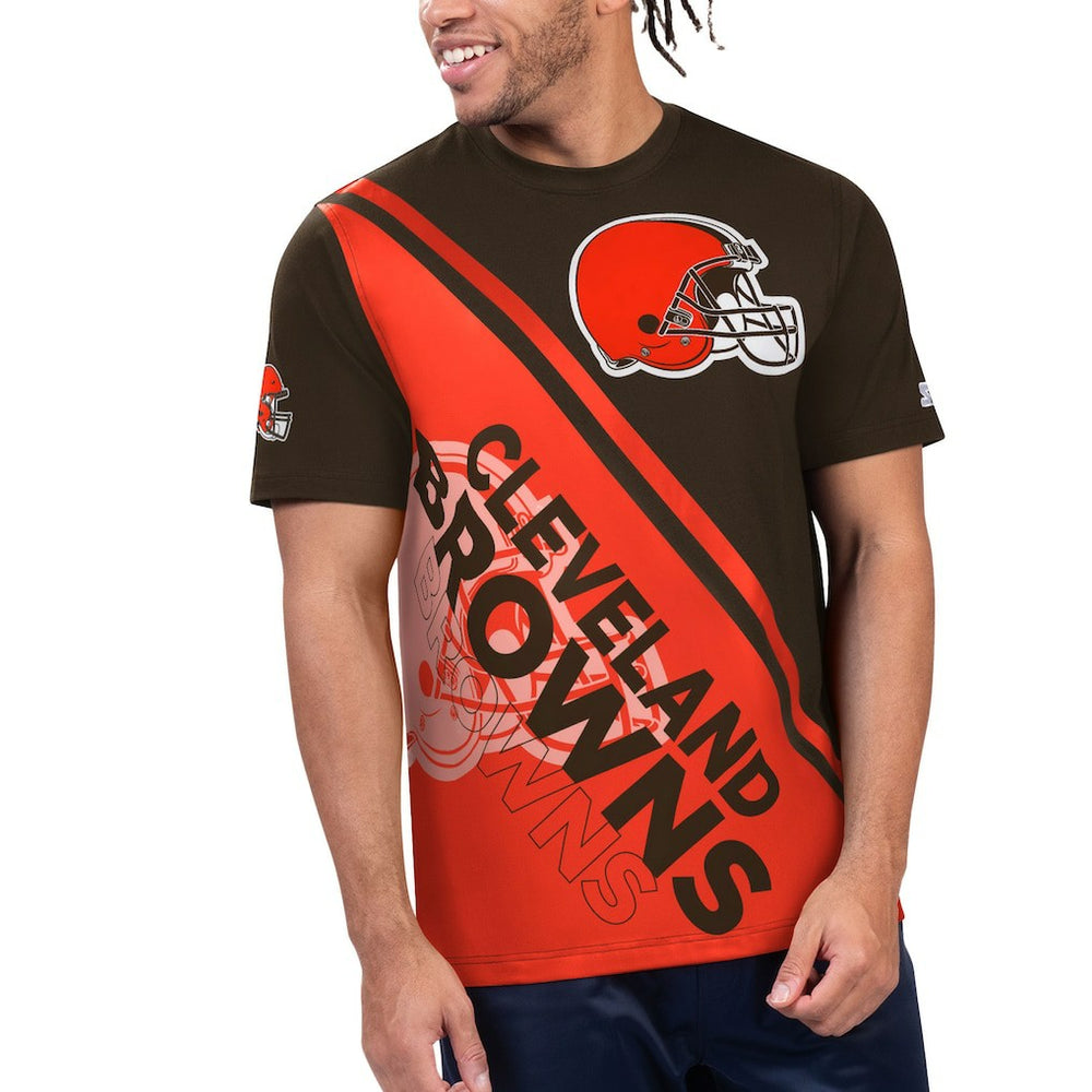 NFL Cleveland Browns Starter Finish Line Extreme Graphic T-Shirt
