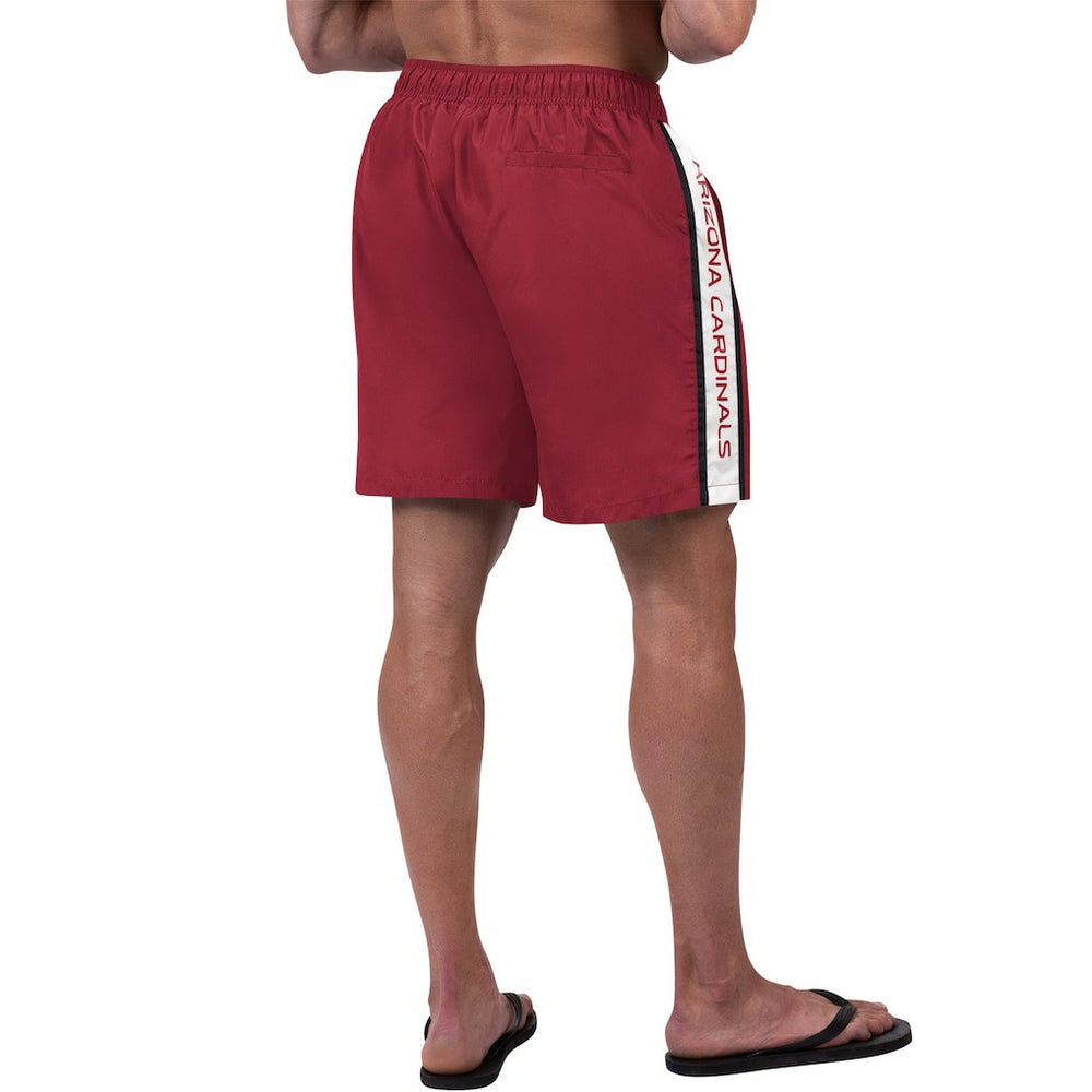 NFL Arizona Cardinals G-III Sports by Carl Banks Streamline Volley Swim Shorts