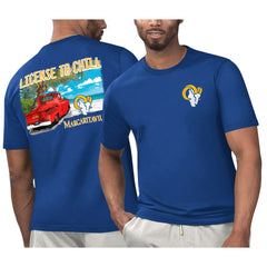 NFL Los Angeles Rams Margaritaville Licensed to Chill T-Shirt