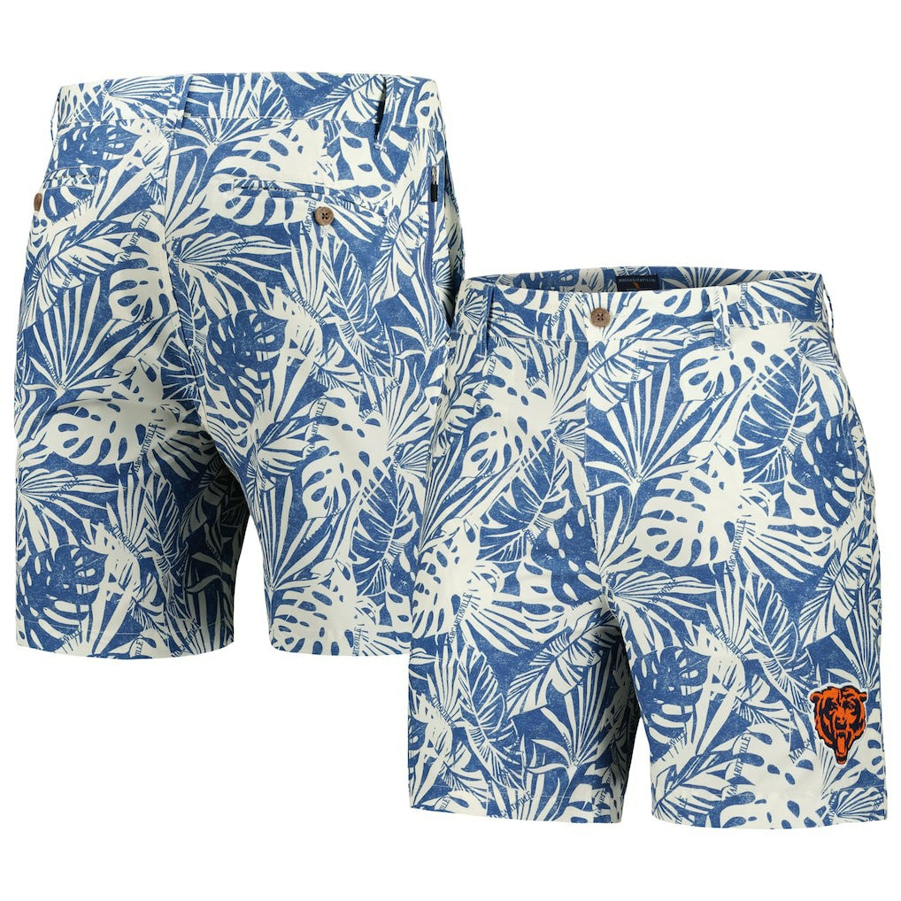 NFL Chicago Bears Margaritaville Sandwashed Monstera Print Amphib Shorts