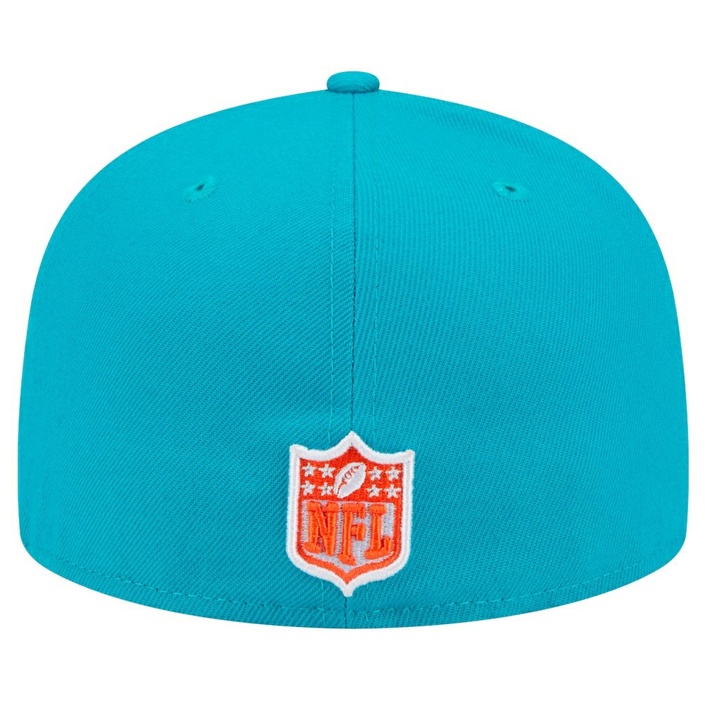 NFL Miami Dolphins Script Sided 59FIFTY Fitted Hat