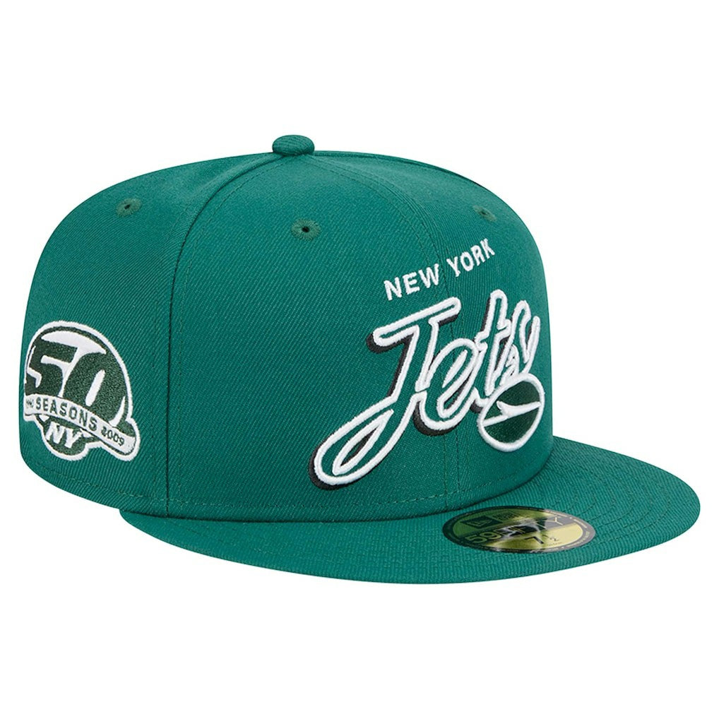 NFL New York Jets Script Sided 59FIFTY Fitted Hat
