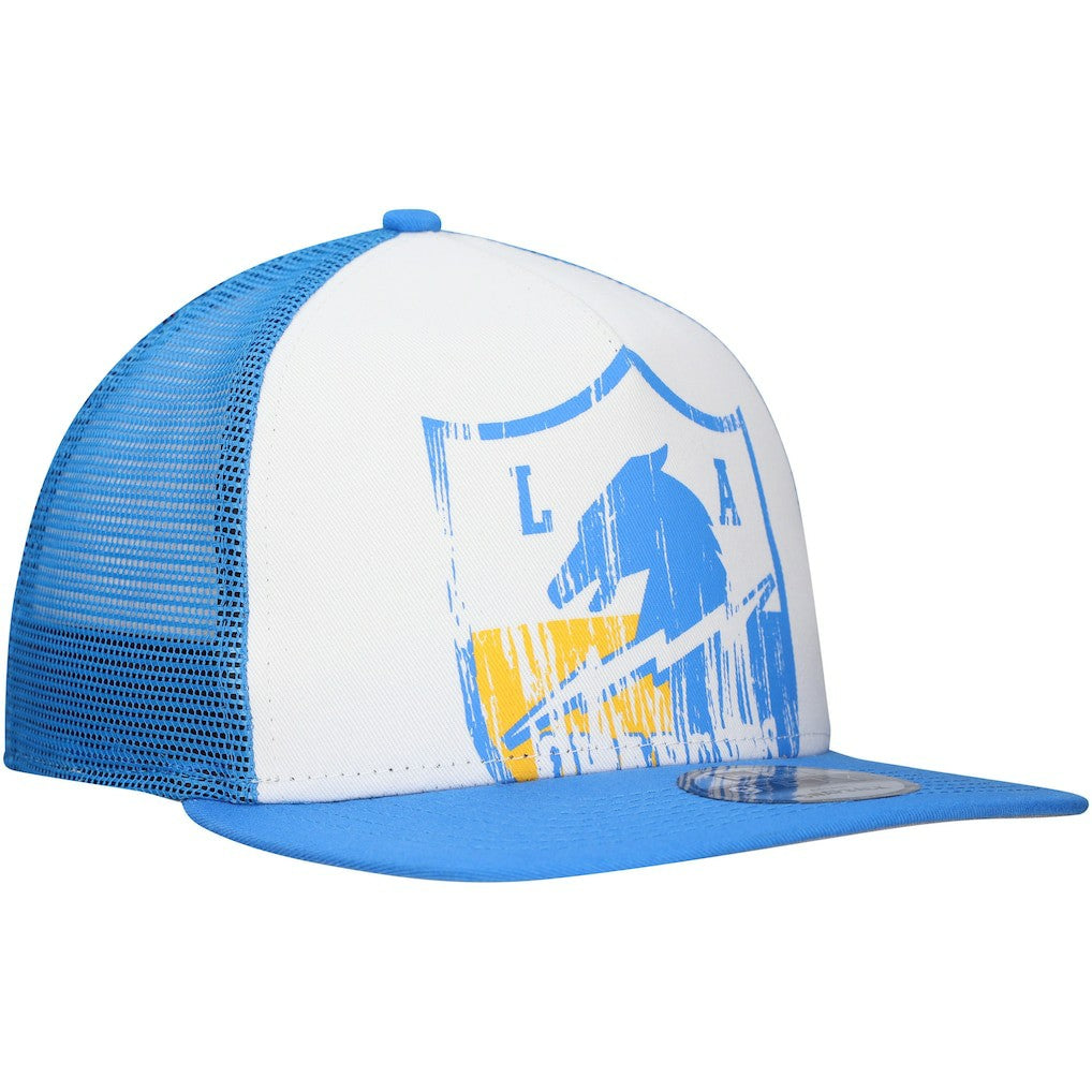 NFL Los Angeles Chargers Distressed 9FIFTY A-Frame Snapback Hat