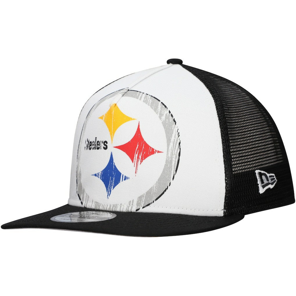 NFL Pittsburgh Steelers Distressed 9FIFTY A-Frame Snapback Hat