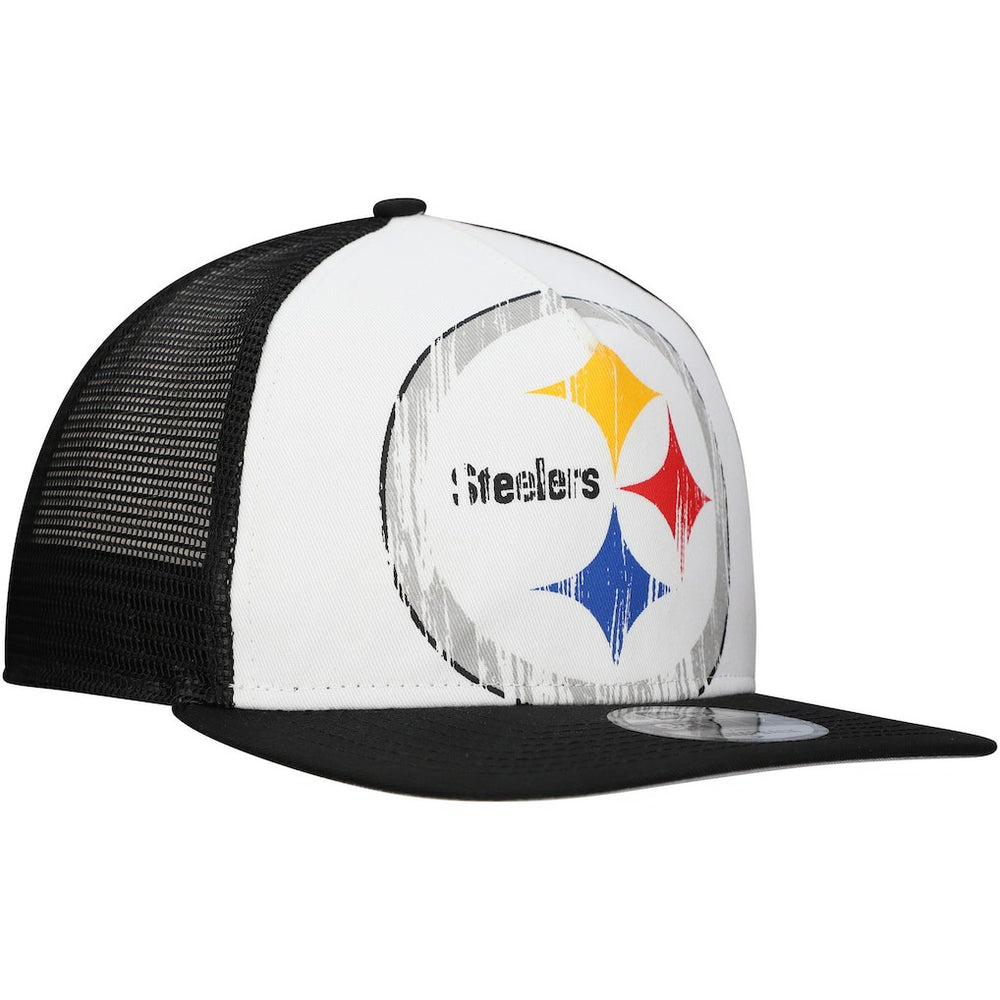 NFL Pittsburgh Steelers Distressed 9FIFTY A-Frame Snapback Hat