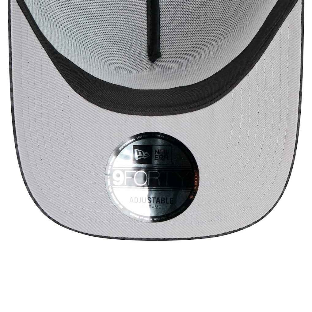 NFL Jacksonville Jaguars Midnight Ink Tonal Text A-Frame Trucker 9FORTY Adjustable Hat