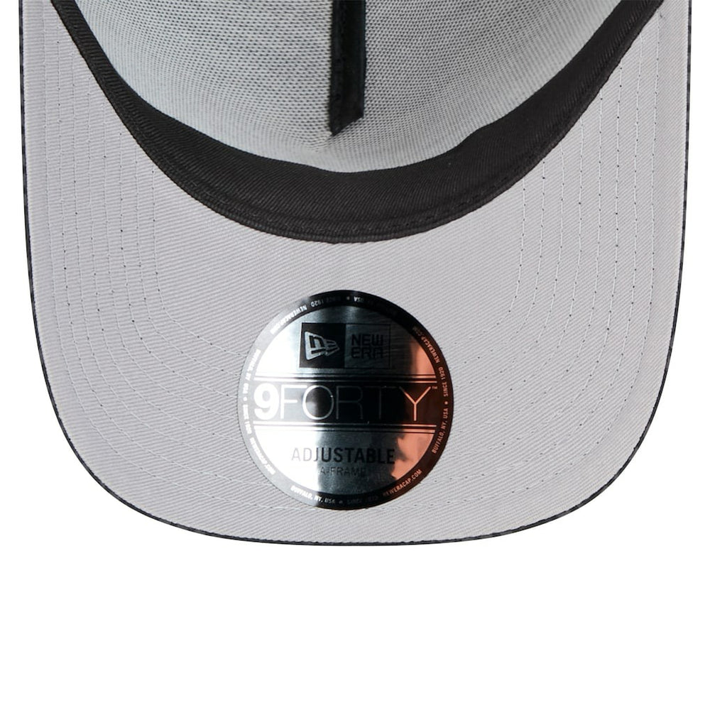 NFL Miami Dolphins Midnight Ink Tonal Text A-Frame Trucker 9FORTY Adjustable Hat